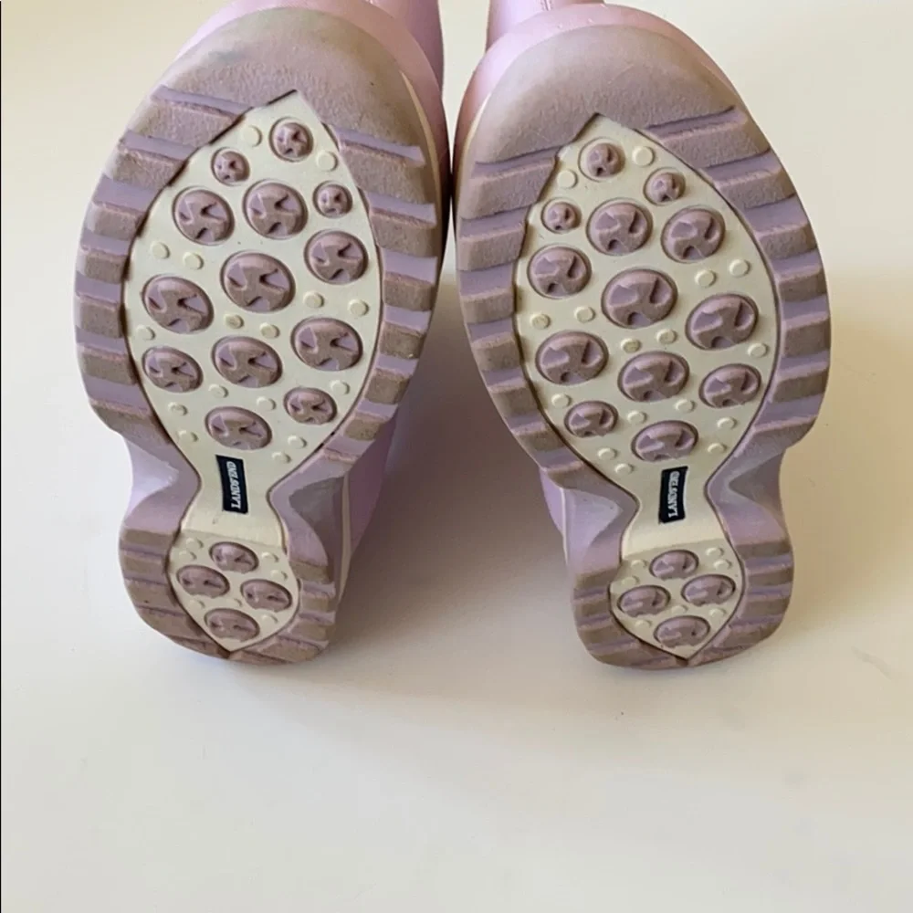 Lands' End pink snow boots